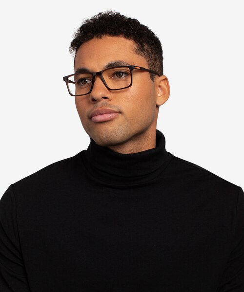 Why Brown PlasticEyeglass Frames for Men from EyeBuyDirect
