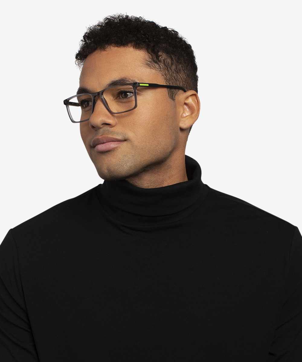 Why Rectangle Gray Glasses For Men Eyebuydirect Canada