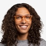 Hope Clear Orange PlasticEyeglass Frames for Men from EyeBuyDirect