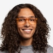 Community Clear Orange PlasticEyeglass Frames for Men from EyeBuyDirect