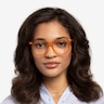 Freedom Clear Orange PlasticEyeglass Frames for Women from EyeBuyDirect