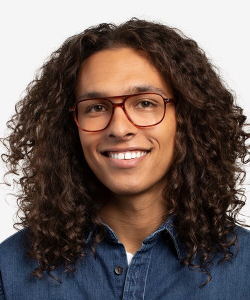 Spirit Tortoise AcetateEyeglass Frames for Men from EyeBuyDirect