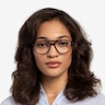 Spirit Blue Striped AcetateEyeglass Frames for Women from EyeBuyDirect