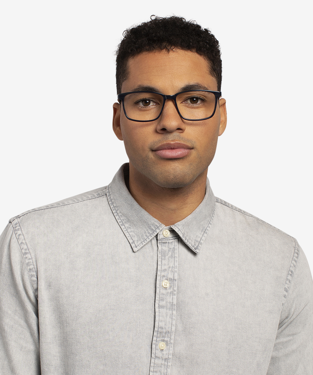 Shift Rectangle Green Black Striped Glasses for Men | Eyebuydirect Canada