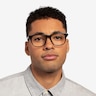 Easy Black AcetateEyeglass Frames for Men from EyeBuyDirect