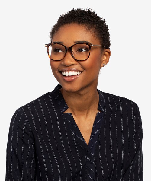 Celestial Tortoise  Gold AcétateMontures de lunettes de vue pour Femmes d'EyeBuyDirect