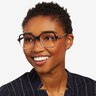 Clematis Black Clear AcetateEyeglass Frames for Women from EyeBuyDirect