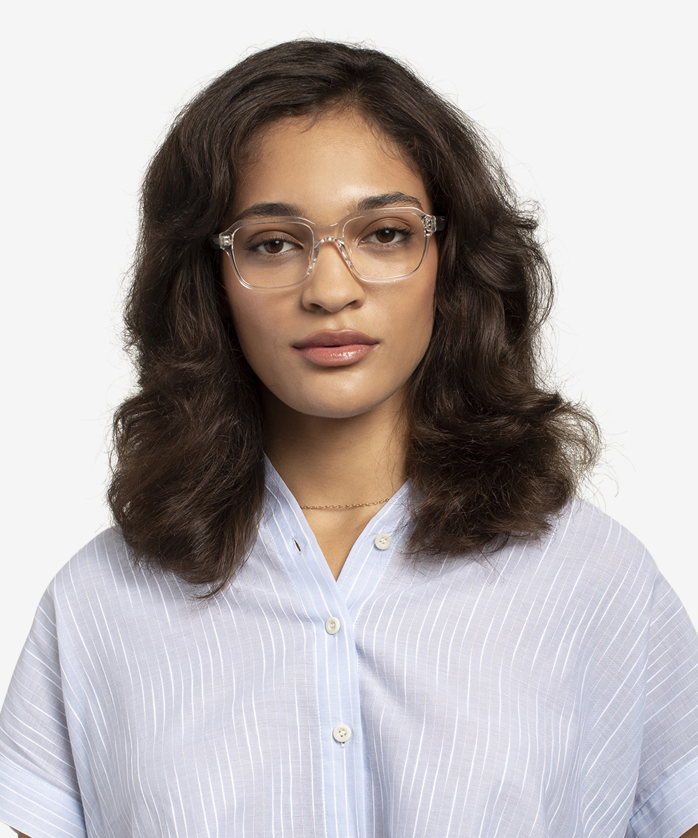 Neat Square Clear Full Rim Eyeglasses Eyebuydirect Canada 