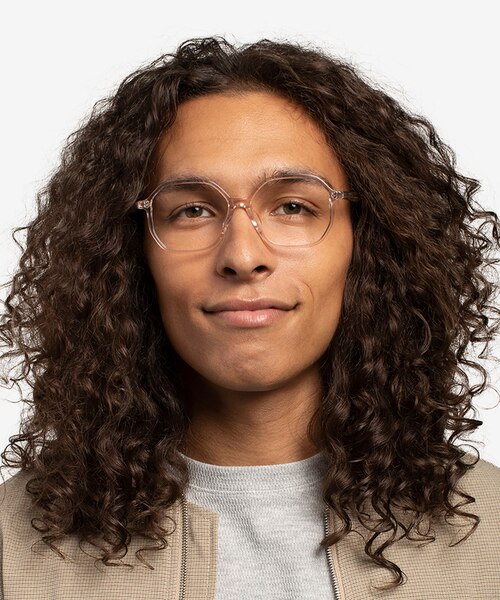 Crepuscule Clear Beige AcetateEyeglass Frames for Men from EyeBuyDirect