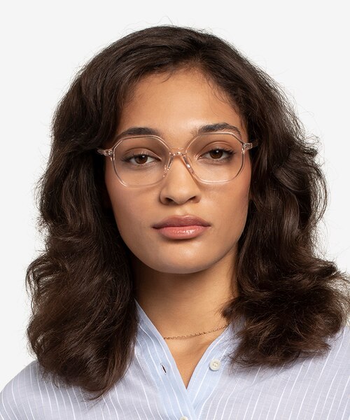 Crepuscule Clear Beige AcetateEyeglass Frames for Women from EyeBuyDirect