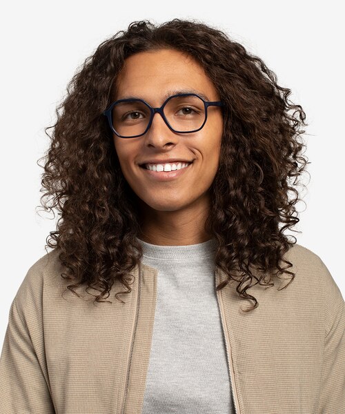 Crepuscule Navy AcetateEyeglass Frames for Men from EyeBuyDirect