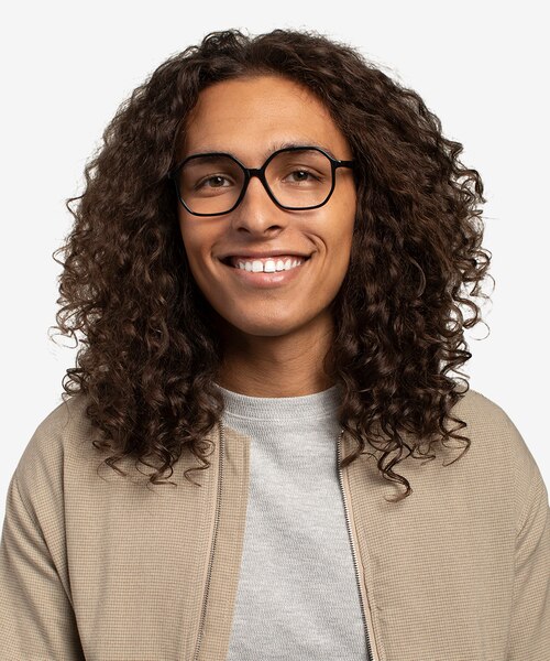 Crepuscule Black AcetateEyeglass Frames for Men from EyeBuyDirect
