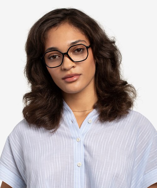 Crepuscule Black AcetateEyeglass Frames for Women from EyeBuyDirect
