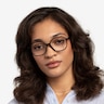 Crepuscule Black AcetateEyeglass Frames for Women from EyeBuyDirect