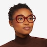 Voila Burgundy Tortoise AcetateEyeglass Frames for Women from EyeBuyDirect