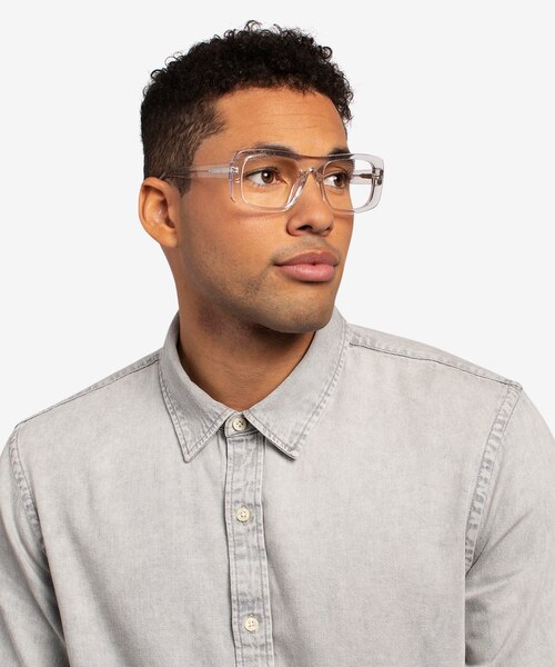 Sonny Clear AcetateEyeglass Frames for Men from EyeBuyDirect