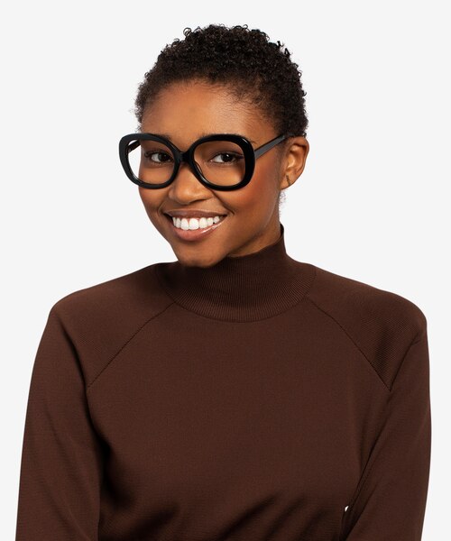 Tess Black AcetateEyeglass Frames for Women from EyeBuyDirect