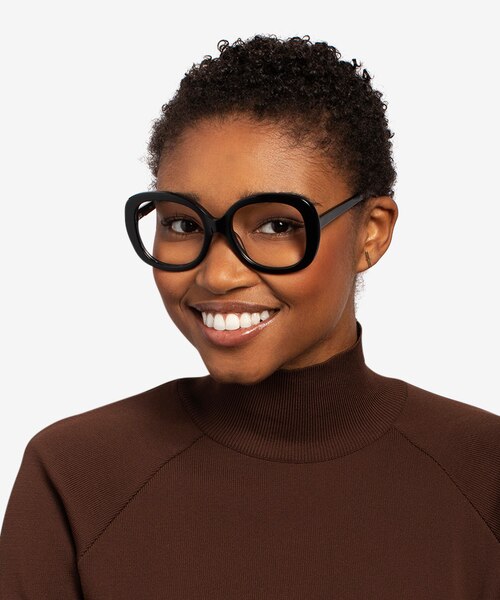Tess Black AcetateEyeglass Frames for Women from EyeBuyDirect