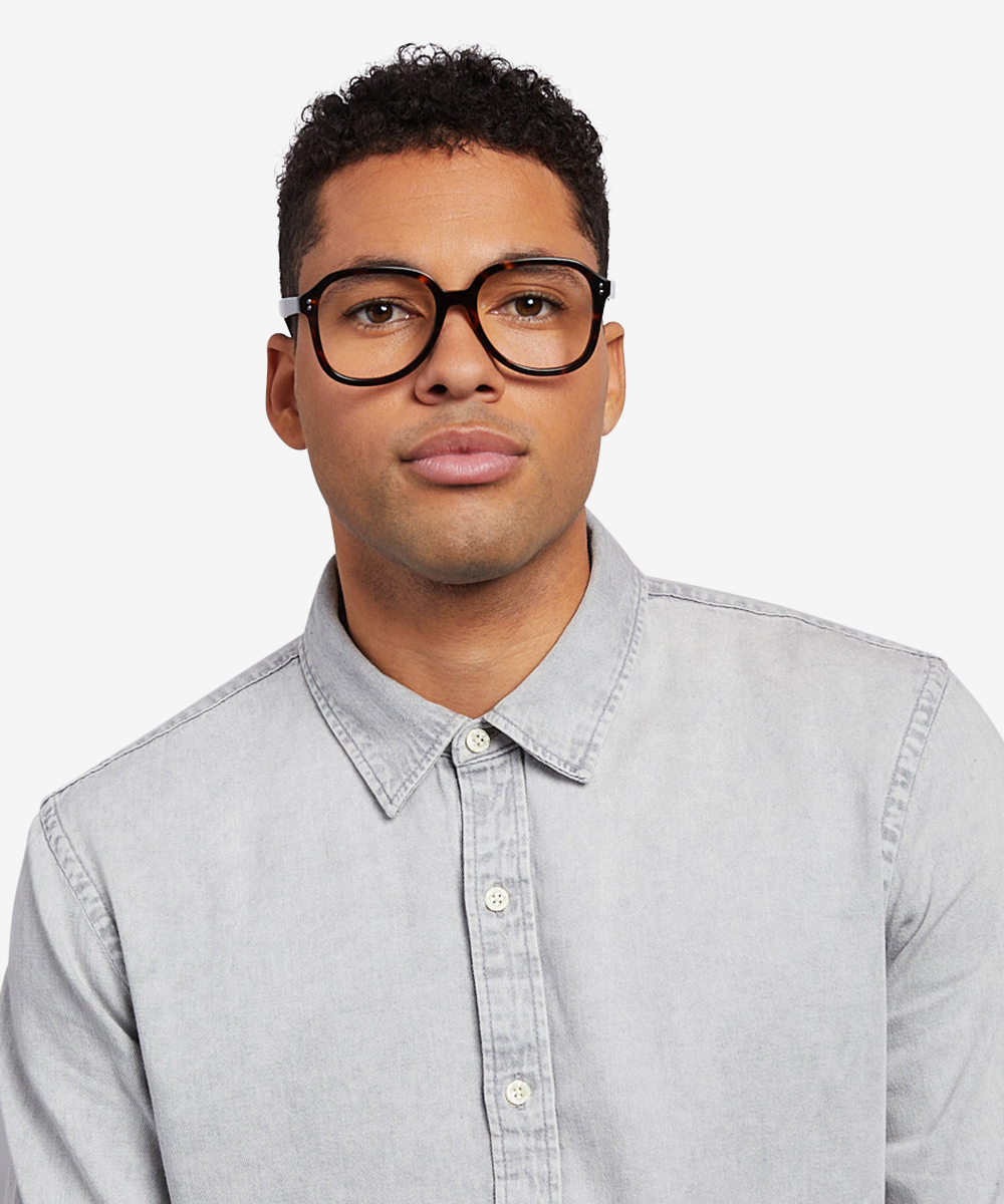 Tripp Square Tortoise Glasses for Men | Eyebuydirect