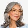 Calista Clear Yellow AcetateEyeglass Frames for Women from EyeBuyDirect