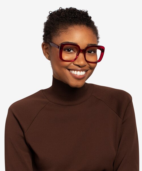 Calista Raspberry AcetateEyeglass Frames for Women from EyeBuyDirect