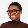 Ellen Clear Purple AcetateEyeglass Frames for Women from EyeBuyDirect