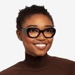 Dahlia Black AcetateEyeglass Frames for Women from EyeBuyDirect