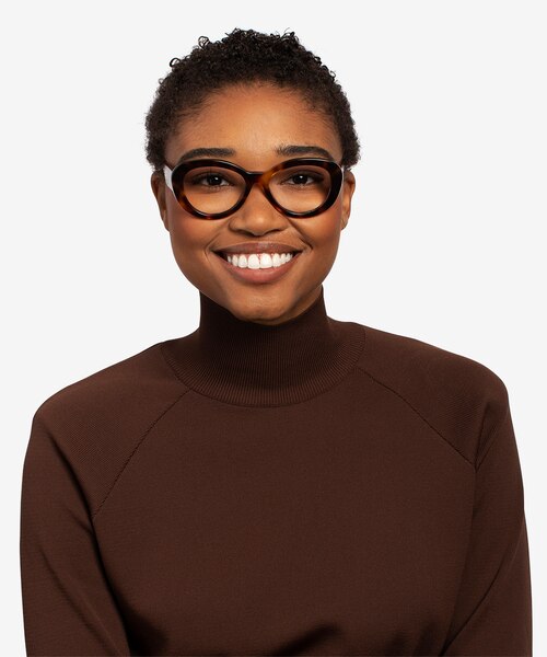 Dahlia Tortoise AcetateEyeglass Frames for Women from EyeBuyDirect
