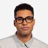 Kit Dark Tortoise AcetateEyeglass Frames for Men from EyeBuyDirect