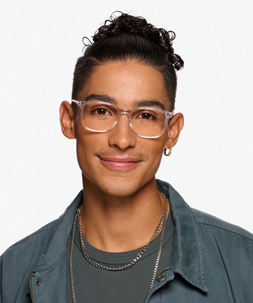 Meridian Clear AcetateEyeglass Frames for Men from EyeBuyDirect