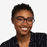 Pure Clear Blue AcétateMontures de lunettes de vue pour Femmes d'EyeBuyDirect