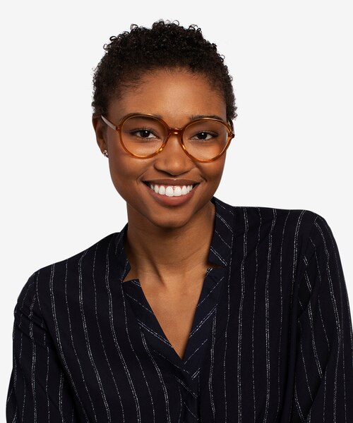 Pure Orange AcetateEyeglass Frames for Women from EyeBuyDirect