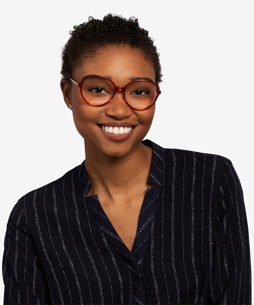 Pure Terracotta AcetateEyeglass Frames for Women from EyeBuyDirect