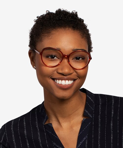 Pure Terracotta Alternative MaterialsEyeglass Frames for Women from EyeBuyDirect