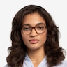 Bucolic Clear Brown AcetateEyeglass Frames for Women from EyeBuyDirect