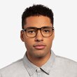 Ozone Clear Dark Green Alternative MaterialsEyeglass Frames for Men from EyeBuyDirect