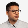 Ozone Clear Gray AcetateEyeglass Frames for Men from EyeBuyDirect