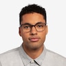 Conscious Clear Gray AcétateMontures de lunettes de vue pour Hommes d'EyeBuyDirect
