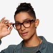 Life Clear Brown Alternative MaterialsEyeglass Frames for Men from EyeBuyDirect