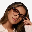 Life Clear Brown Alternative MaterialsEyeglass Frames for Women from EyeBuyDirect