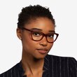 Felicity Burgundy Gold AcetateEyeglass Frames for Women from EyeBuyDirect