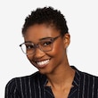 Orient Clear Gray AcetateEyeglass Frames for Women from EyeBuyDirect