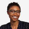 Patina Clear Blue AcetateEyeglass Frames for Men from EyeBuyDirect