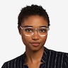 Casting Clear Gold AcetateEyeglass Frames for Women from EyeBuyDirect