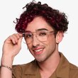 Stratum Clear AcetateEyeglass Frames for Men from EyeBuyDirect