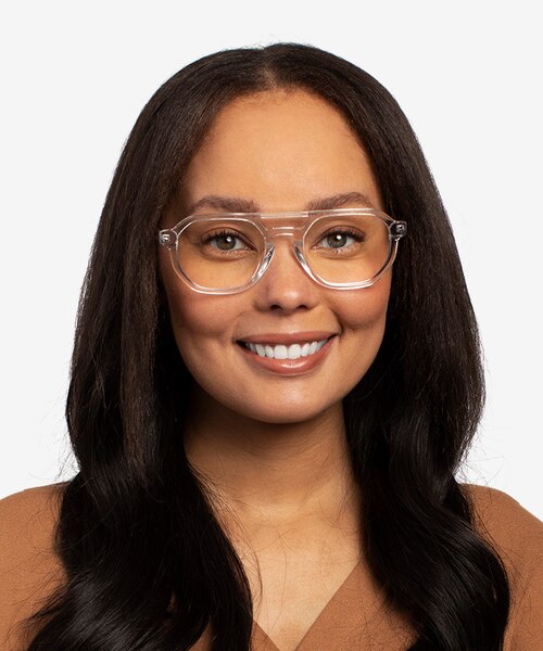 Stratum Clear AcetateEyeglass Frames for Women from EyeBuyDirect