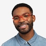 Glister Iridescent Red AcetateEyeglass Frames for Men from EyeBuyDirect