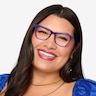 Luminescence Iridescent Purple AcetateEyeglass Frames for Women from EyeBuyDirect