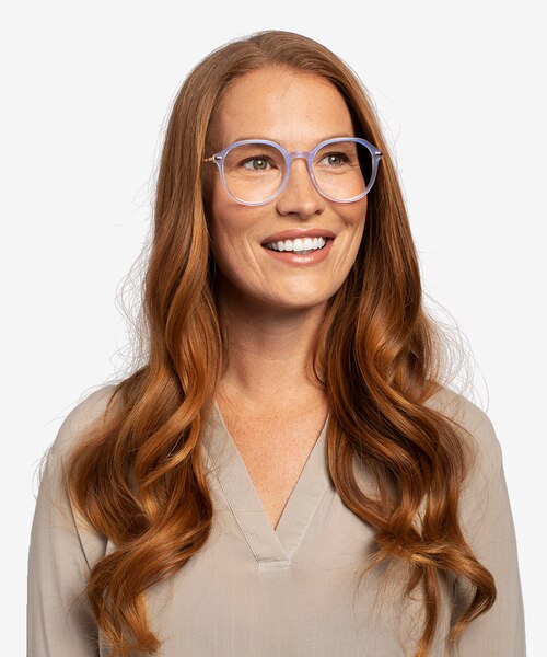 Original Iridescent Clear AcetateEyeglass Frames for Women from EyeBuyDirect