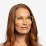Original Iridescent Yellow AcetateEyeglass Frames for Women from EyeBuyDirect